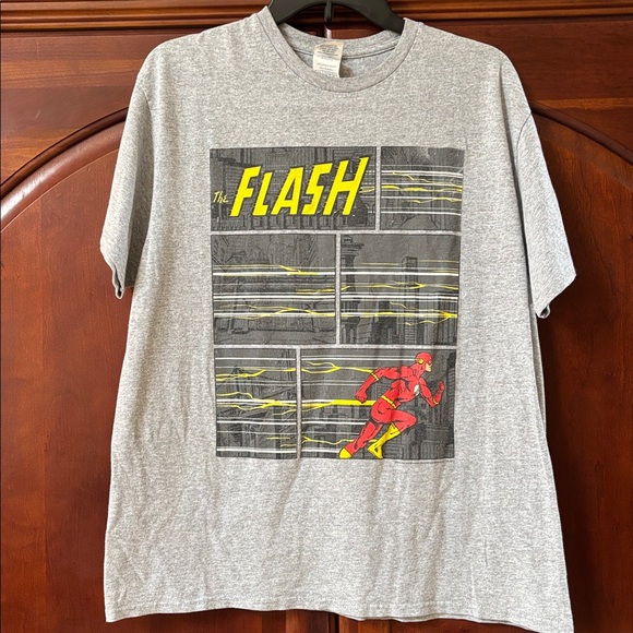 Delta Gray Pro Weight T-Shirt. The Flash. - Picture 1 of 8